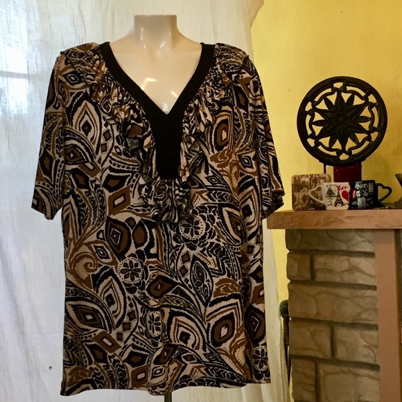 ALDO TREVI Blouse 👚 • 1X • PRELOVED 💝 - Picture 2 of 6